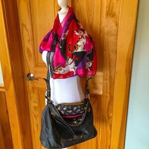 Vintage Leather Purse, Ted Baker – French Bulldog Lining